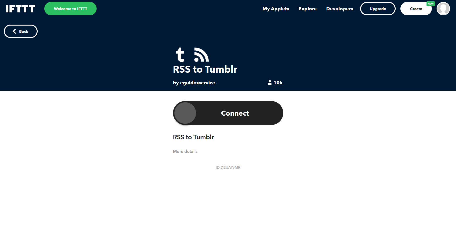RSSとIFTTTを使ってtumblrへ自動投稿する